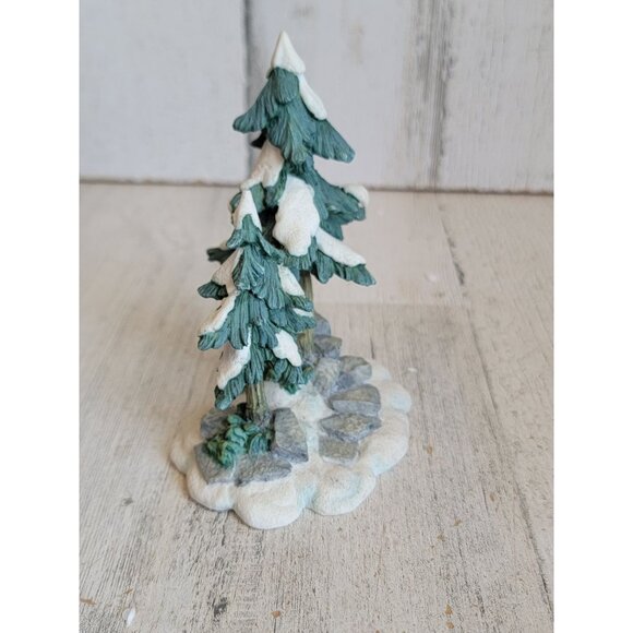 O'well‎ green pine tree Vintage village accessory Xmas - Picture 2 of 6